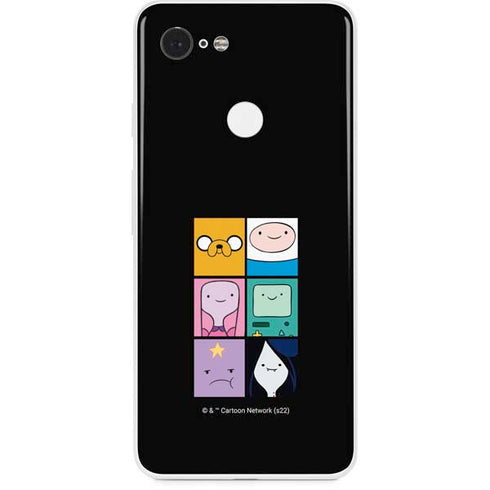 Adult Swim Adventure Time Character Tiles Google Pixel 3 Skin